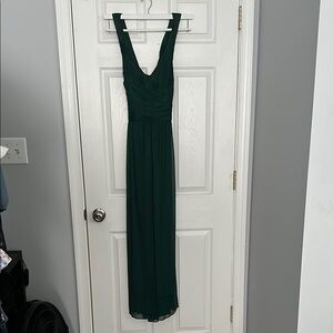Elegant Green Evening Dress